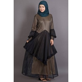 NAZNEEN Zig Zag Frill Funky Abaya