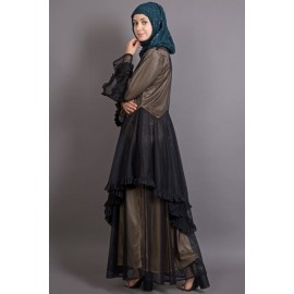 NAZNEEN Zig Zag Frill Funky Abaya