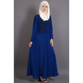 Nazneen Embroidered Party Abaya