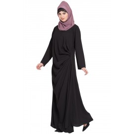 Nazneen Pleating at Waist Casual Abaya