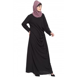 Nazneen Pleating at Waist Casual Abaya