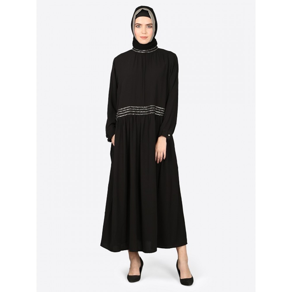 Nazneen Embellished Party Classic Abaya