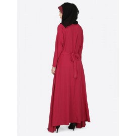 Nazneen Front Frill Casual Abaya