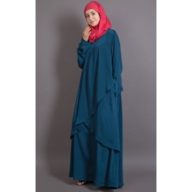 Nazneen Overlapped Panel Casual Abaya