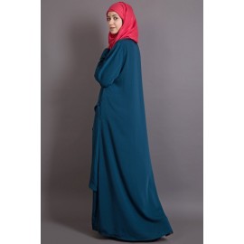 Nazneen Overlapped Panel Casual Abaya