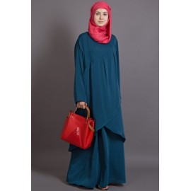 Nazneen Overlapped Panel Casual Abaya