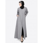 Nazneen Executive Wrap Around Coat Abaya