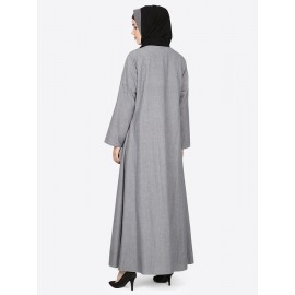 Nazneen Executive Wrap Around Coat Abaya