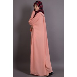 Nazneen Scallop Yoke Bohemian Casual Abaya