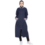 Nazneen Front Open With Hood Jersey Sports Abaya