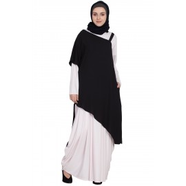 Nazneen One Sleeve Asymmetrical Abaya Jacket ( Jacket Only)