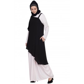 Nazneen One Sleeve Asymmetrical Abaya Jacket ( Jacket Only)