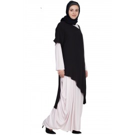 Nazneen One Sleeve Asymmetrical Abaya Jacket ( Jacket Only)