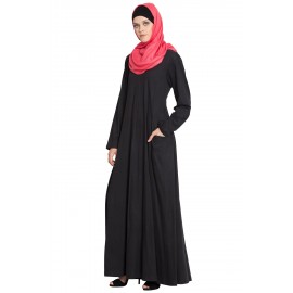 Nazneen Extended Pocket Jersey Travel Abaya