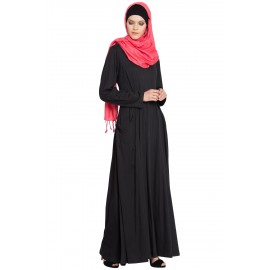 Nazneen Extended Pocket Jersey Travel Abaya