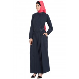 Nazneen Band Embellished Party Classic Abaya