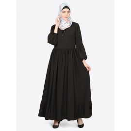 Nazneen Balloon Sleeve Bohemian Abaya