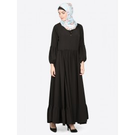 Nazneen Balloon Sleeve Bohemian Abaya