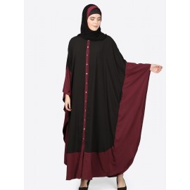 Nazneen Front Open Contrast Kaftan