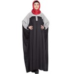 Nazneen Kaftan Style Contrast Across Sleeve Irani Abaya