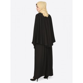 Nazneen Cape With Beads Abaya