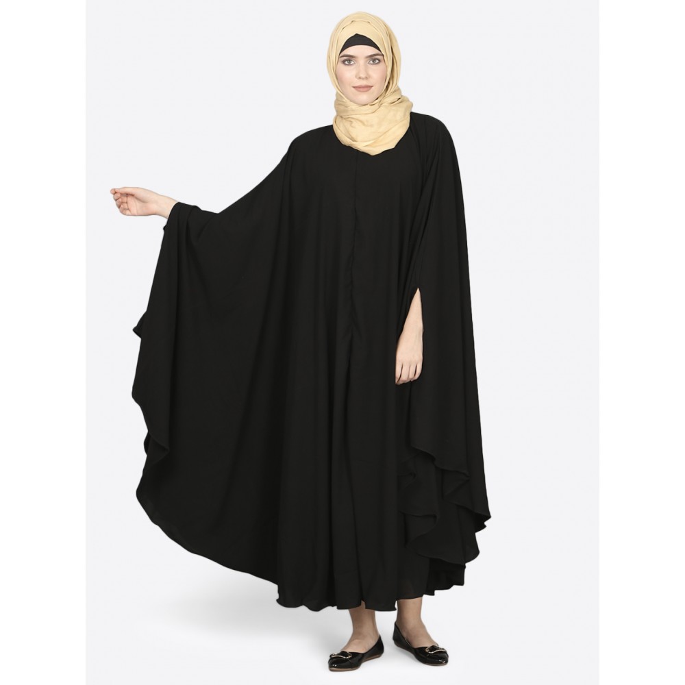 Nazneen Plane Black Irani Kaftan