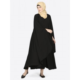 Nazneen Plane Black Irani Kaftan