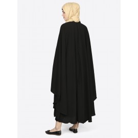 Nazneen Plane Black Irani Kaftan