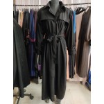 Nazneen Winter Front Open Coat Abaya