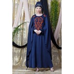 Nazneen Extra Long Wings Sleeve Embroidered Party Abaya