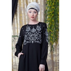 Nazneen Embroidered Party Abaya