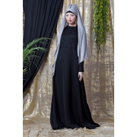 Nazneen Side Open Band At Waist Nida Abaya