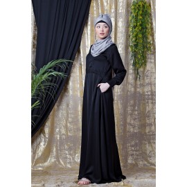 Nazneen Side Open Band At Waist Nida Abaya