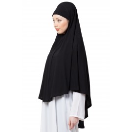 Nazneen Black Knits Prayer Hijab