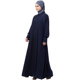 Nazneen Long Cuff and Collar executive Abaya