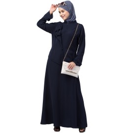 Nazneen extra Jacket style Panel Executive Abaya