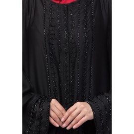 Nazneen hand embroidery front open kaftan