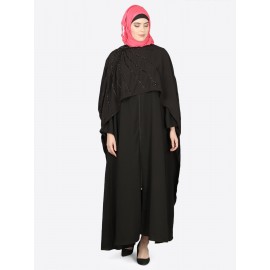 Nazneen Separate Cape Beaded Abaya