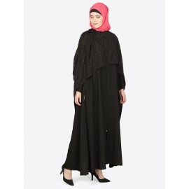 Nazneen Separate Cape Beaded Abaya