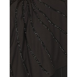 Nazneen Separate Cape Beaded Abaya