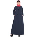 Nazneen Extra Jacket Front Open Casual Abaya