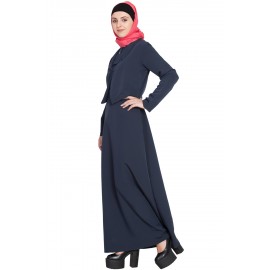 Nazneen Extra Jacket Front Open Casual Abaya