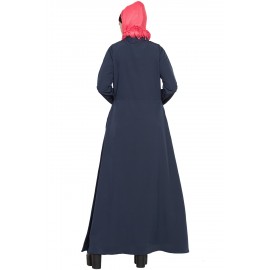 Nazneen Extra Jacket Front Open Casual Abaya