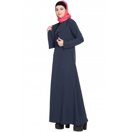 Nazneen Extra Jacket Front Open Casual Abaya