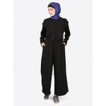 Nazneen Frill At Front Pant Abaya