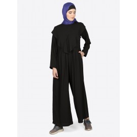 Nazneen Frill At Front Pant Abaya
