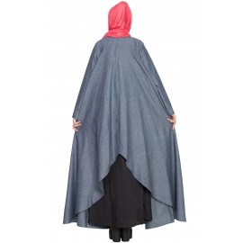 Nazneen Two Piece Frilled Pocket Abaya