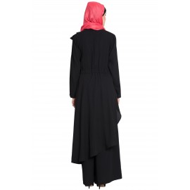 Nazneen Frilled Executive Pant Abaya