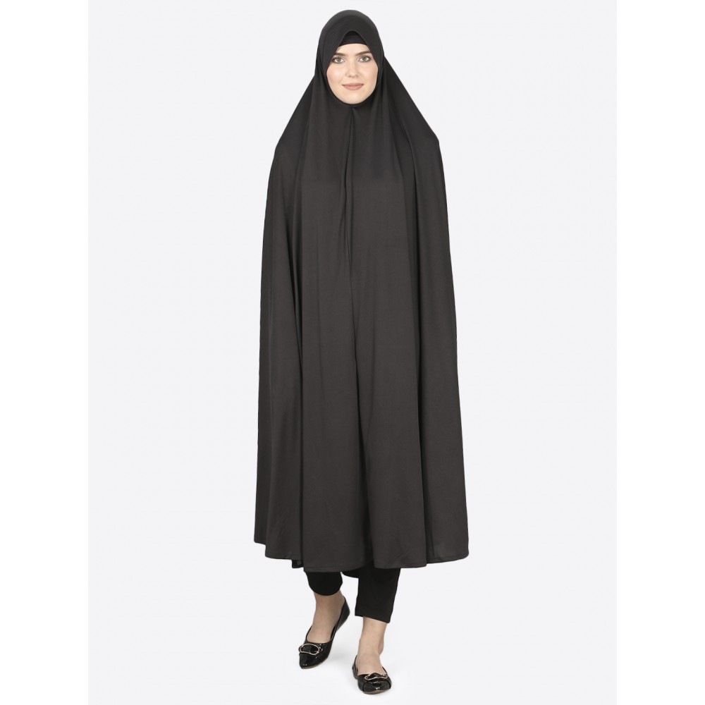 Nazneen Head To Calf Black Jilbab