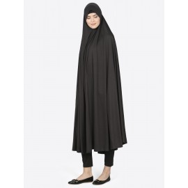 Nazneen Head To Calf Black Jilbab